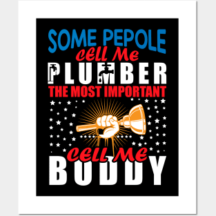 Plumber T - Shirt Design Posters and Art